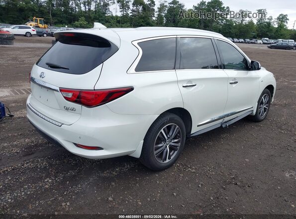 5N1DL0MM9HC550230 2017 INFINITI QX60 White Tył prawy