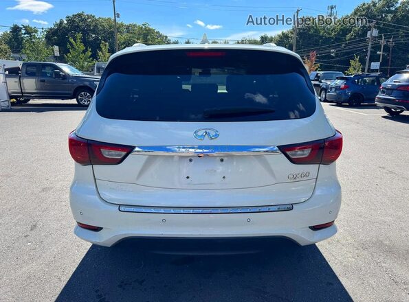 5N1DL0MM9HC553922 2017 INFINITI QX60 White Vista frontal