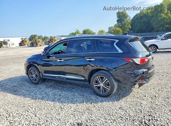 5N1DL0MM9JC509070 2018 INFINITI QX60 Black უკანა მარცხენა