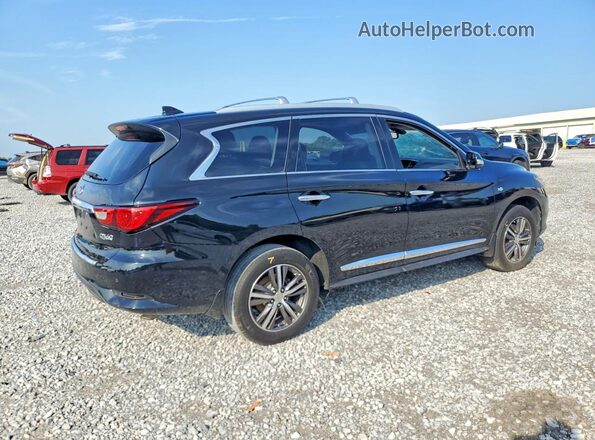 5N1DL0MM9JC509070 2018 INFINITI QX60 Black უკანა მარჯვენა