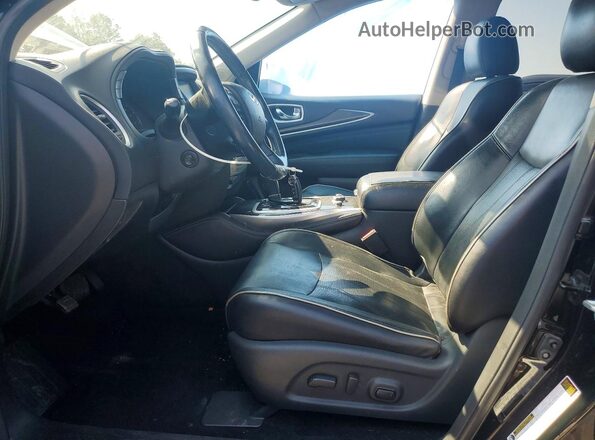 5N1DL0MM9JC509070 2018 INFINITI QX60 Black წინა სალონის ხედი