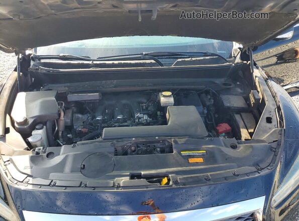 5N1DL0MM9JC509070 2018 INFINITI QX60 Black ძრავის განყოფილების ხედი