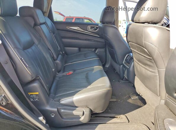 5N1DL0MM9JC509070 2018 INFINITI QX60 Black უკანა სალონის ხედი