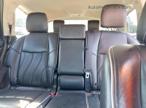 5N1DL0MM9JC509070 2018 INFINITI QX60 Black უკანა სავარძლების ხედი