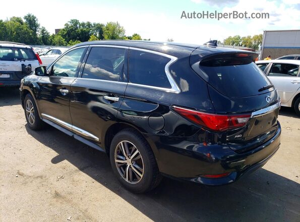 5N1DL0MMXKC520435 2019 INFINITI QX60 Black Trasero izquierdo