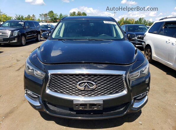 5N1DL0MMXKC520435 2019 INFINITI QX60 Black Vista frontal