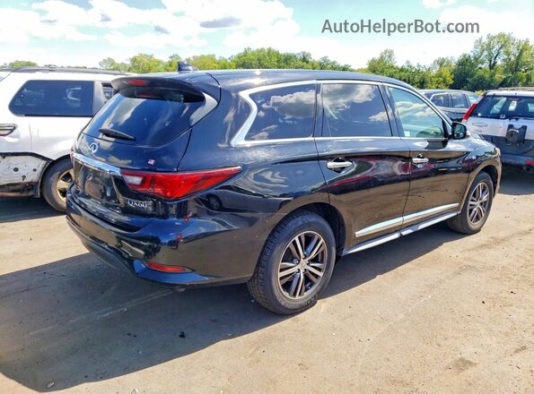 5N1DL0MMXKC520435 2019 INFINITI QX60 Black Trasero derecho