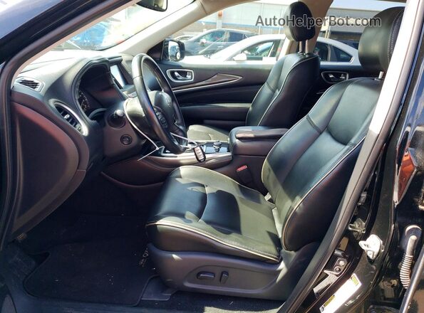 5N1DL0MMXKC520435 2019 INFINITI QX60 Black Vista interior delantera