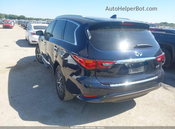5N1DL0MN0JC524467 2018 INFINITI QX60 Blue Trasero izquierdo