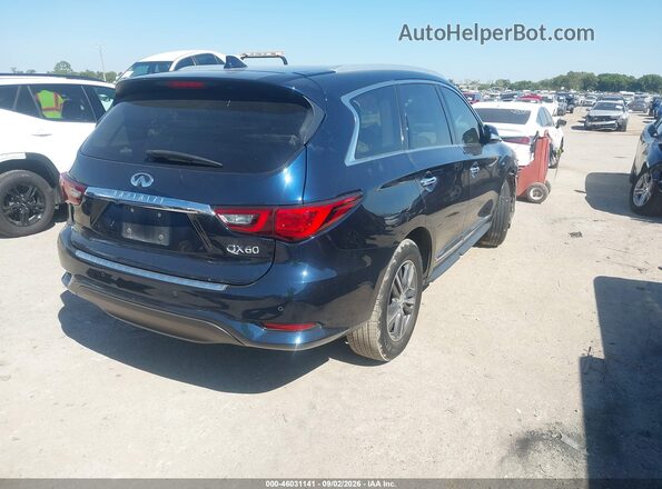 5N1DL0MN0JC524467 2018 INFINITI QX60 Blue Trasero derecho