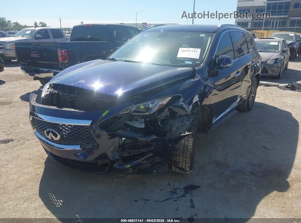 5N1DL0MN0JC524467 2018 INFINITI QX60 Blue Vista tres cuartos delantera izquierda