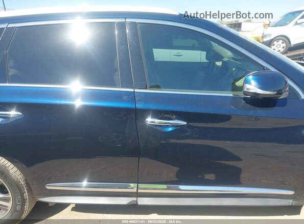 5N1DL0MN0JC524467 2018 INFINITI QX60 Blue Vista interior trasera