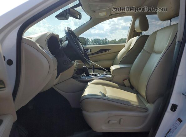 5N1DL0MN0LC519949 2020 INFINITI QX60 White წინა სალონის ხედი