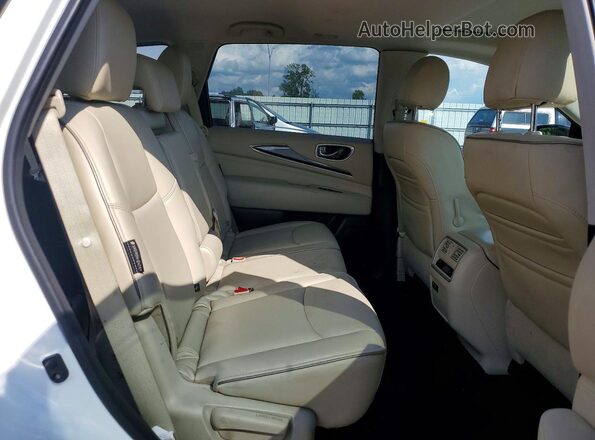 5N1DL0MN0LC519949 2020 INFINITI QX60 White უკანა სალონის ხედი