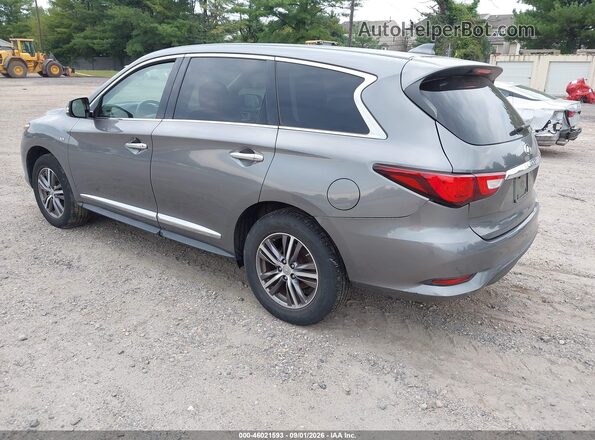 5N1DL0MN1JC504518 2018 INFINITI QX60 Gray Հետևի ձախ