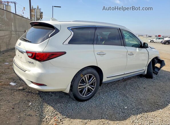 5N1DL0MN1KC556670 2019 INFINITI QX60 Белый Задняя правая четверть