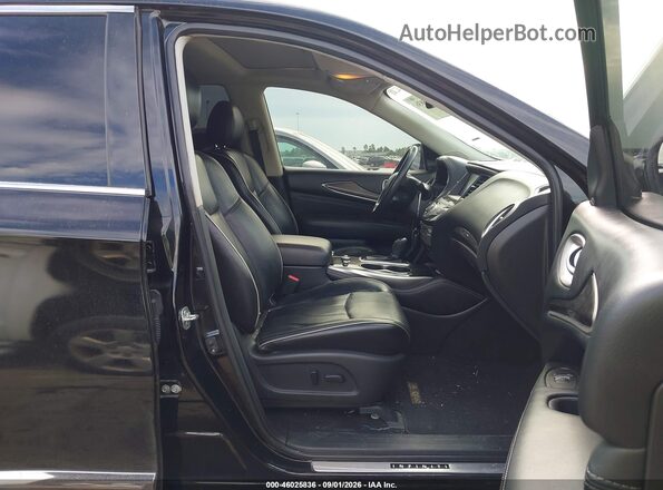 5N1DL0MN2KC524309 2019 INFINITI QX60 Black Սալոնի դիմացի տեսք