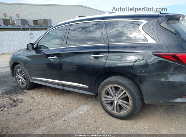 5N1DL0MN2KC524309 2019 INFINITI QX60 Black Սալոնի 360 աստիճան տեսք