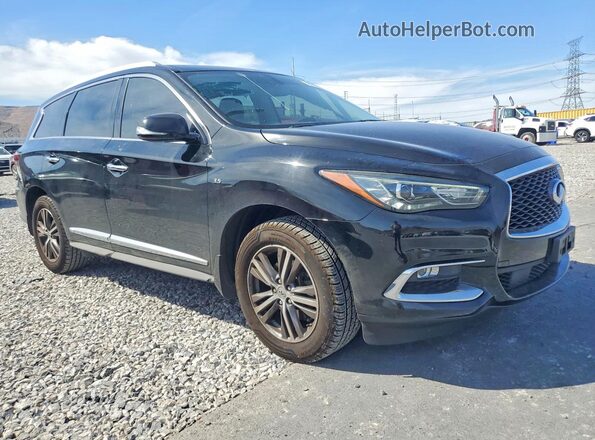 5N1DL0MN4HC527866 2017 INFINITI QX60 Black წინა მარჯვენა