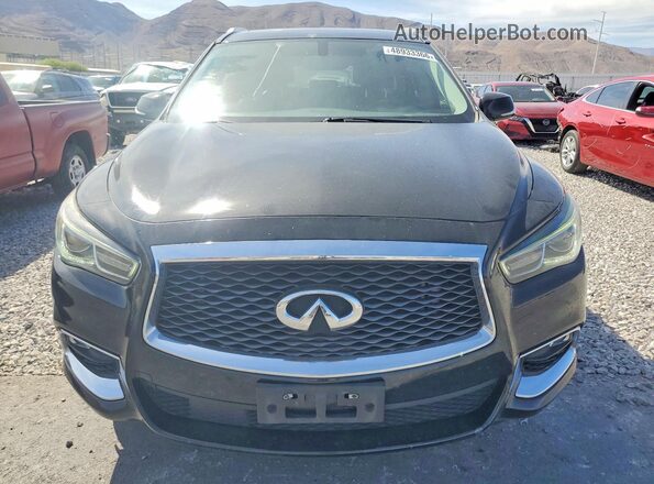 5N1DL0MN4HC527866 2017 INFINITI QX60 Black წინა ხედი