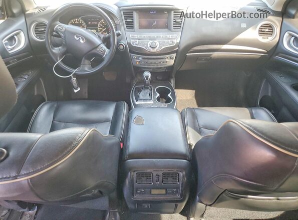 5N1DL0MN4HC527866 2017 INFINITI QX60 Black წინა პანელის ხედი