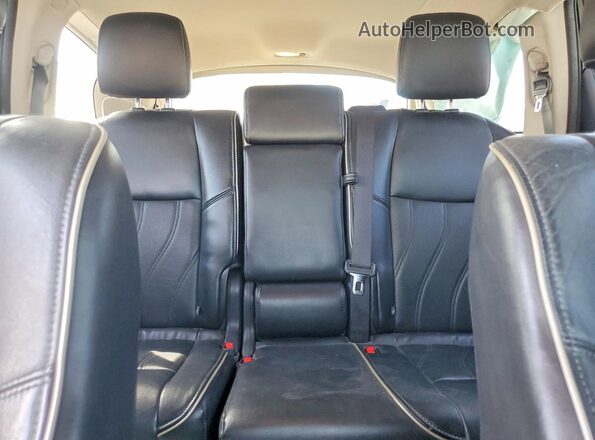 5N1DL0MN4HC527866 2017 INFINITI QX60 Black უკანა სავარძლების ხედი
