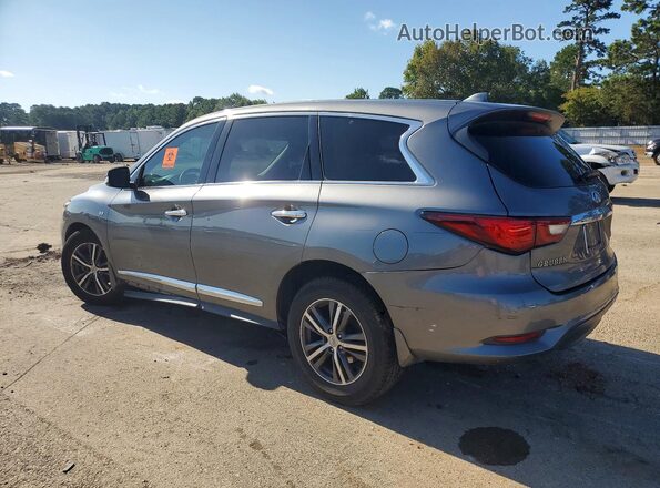 5N1DL0MN4KC554525 2019 INFINITI QX60 Gray Trasero izquierdo