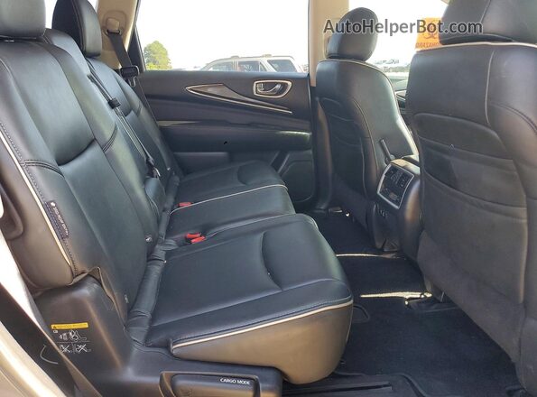 5N1DL0MN4KC554525 2019 INFINITI QX60 Gray Vista interior trasera