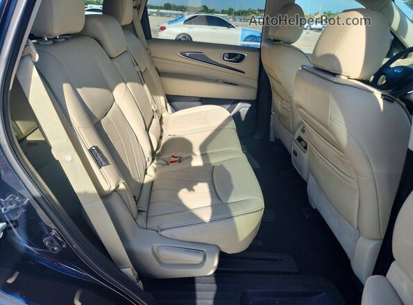 5N1DL0MN4LC536009 2020 INFINITI QX60 Blue Rear interior view