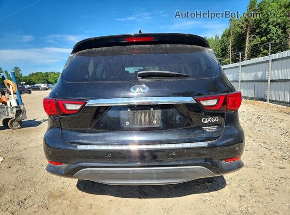 5N1DL0MN4LC536186 2020 INFINITI QX60 Black Вид ззаду