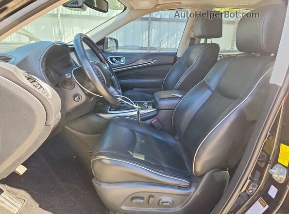 5N1DL0MN4LC536186 2020 INFINITI QX60 Black Вид салону спереду