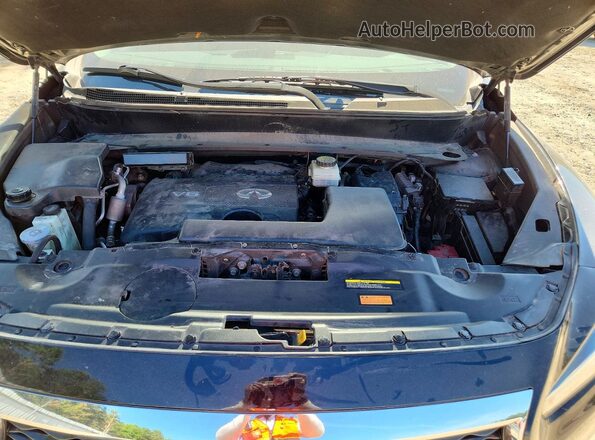5N1DL0MN4LC536186 2020 INFINITI QX60 Black Вид підкапотного простору