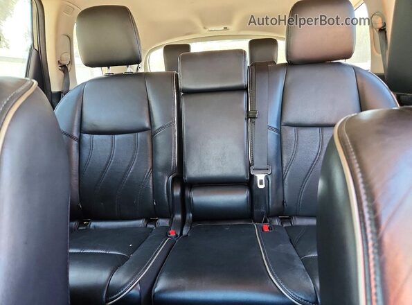 5N1DL0MN4LC536186 2020 INFINITI QX60 Black Вид задніх сидінь