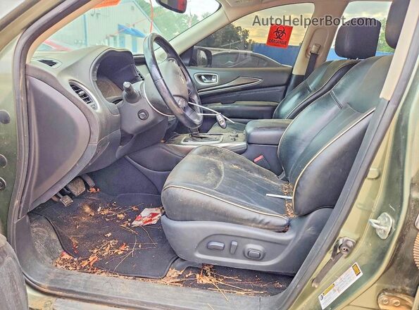 5N1DL0MN5HC501714 2017 INFINITI QX60 Green Vista interior delantera