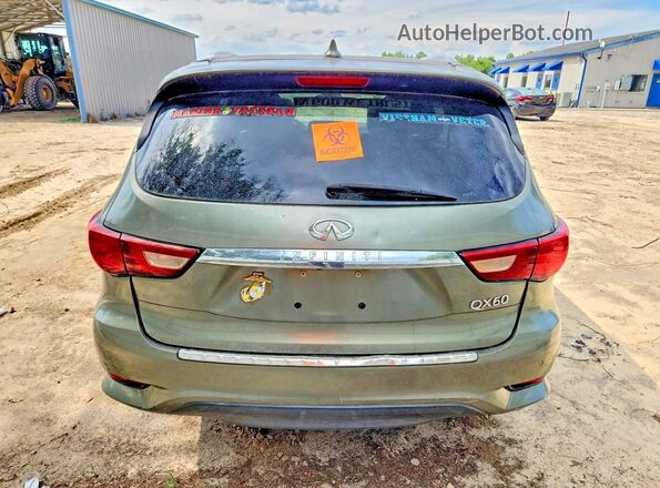 5N1DL0MN5HC501714 2017 INFINITI QX60 Green Vista trasera