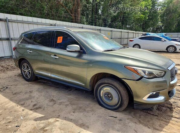 5N1DL0MN5HC501714 2017 INFINITI QX60 Green Delantero derecho