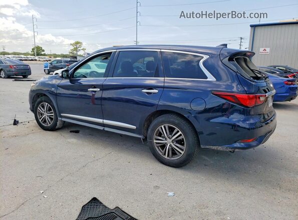 5N1DL0MN6LC514609 2020 INFINITI QX60 Blue Trasero izquierdo