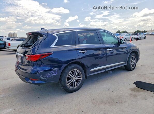 5N1DL0MN6LC514609 2020 INFINITI QX60 Blue Trasero derecho