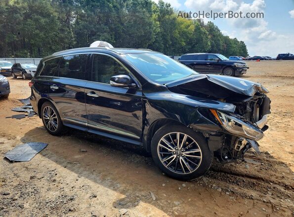 5N1DL0MN7HC507109 2017 INFINITI QX60 Black Przód prawy