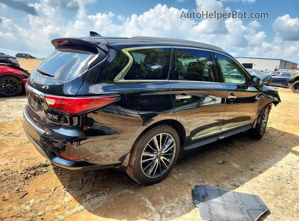 5N1DL0MN7HC507109 2017 INFINITI QX60 Black Tył prawy