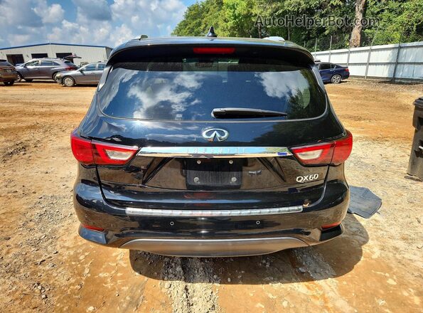 5N1DL0MN7HC507109 2017 INFINITI QX60 Black Widok z tyłu