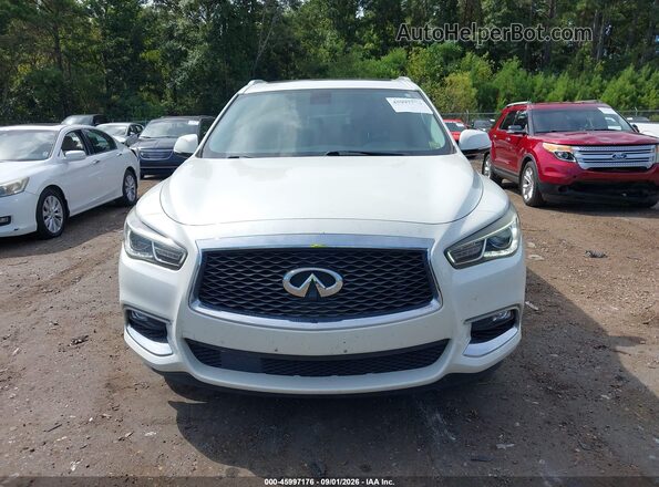 5N1DL0MN7HC524329 2017 INFINITI QX60 White Вид щитка приладів