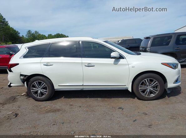 5N1DL0MN7HC524329 2017 INFINITI QX60 White Вид задньої частини салону