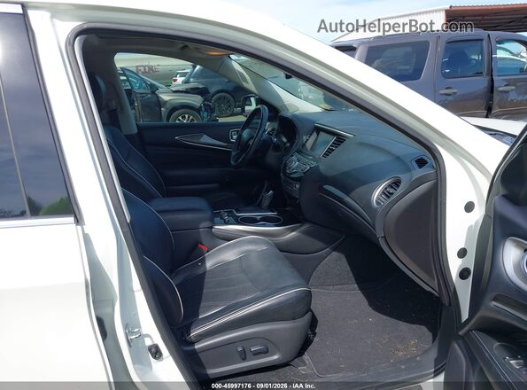 5N1DL0MN7HC524329 2017 INFINITI QX60 White Вид салону спереду