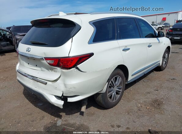 5N1DL0MN7HC524329 2017 INFINITI QX60 White Задня права чверть