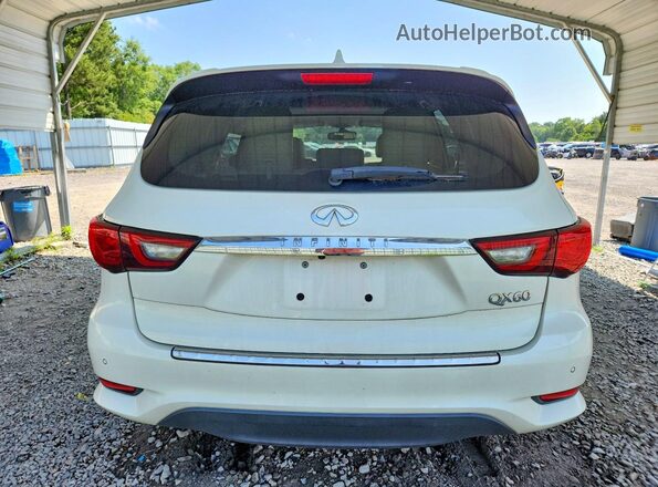 5N1DL0MN7LC516398 2020 INFINITI QX60 White Вид ззаду