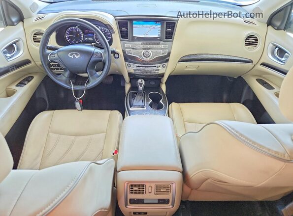 5N1DL0MN7LC516398 2020 INFINITI QX60 White Вид панелі приладів
