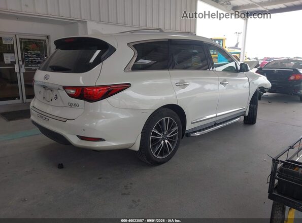 5N1DL0MN8JC502720 2018 INFINITI QX60 White Задня права чверть