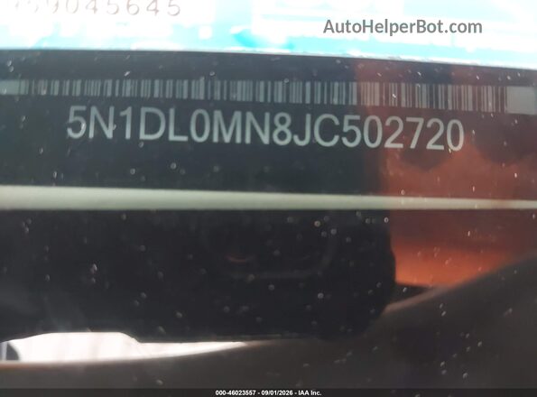 5N1DL0MN8JC502720 2018 INFINITI QX60 White Вид підкапотного простору