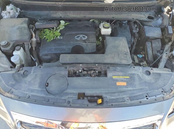 5N1DL0MN8JC518447 2018 INFINITI QX60 Silver Вид підкапотного простору